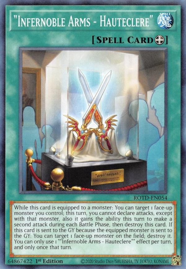 "Infernoble Arms - Hauteclere" (ROTD-EN054) [Common] - Yu-Gi-Oh!