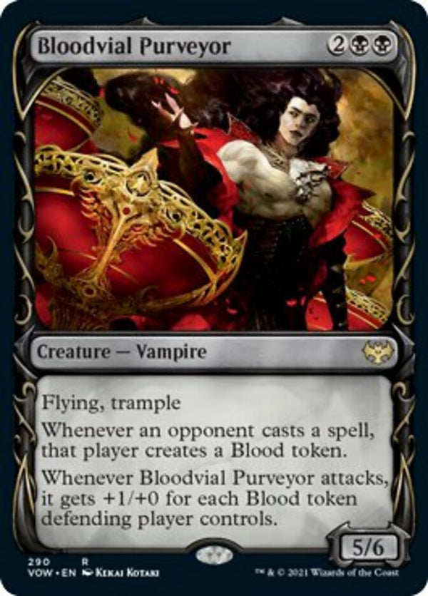 Bloodvial Purveyor (Showcase Fang Frame) [Innistrad: Crimson Vow] - Magic: The Gathering