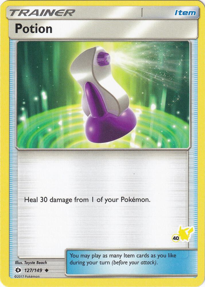 Potion - 127/149 (#40 Pikachu Stamped)