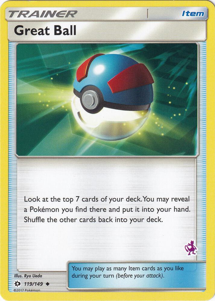 Great Ball - 119/149 (Mewtwo Stamped)