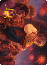 Bilbo, Retired Burglar Art Card (Gold-Stamped Signature) [The Lord of the Rings: Tales of Middle-earth Art Series] - Magic: The Gathering