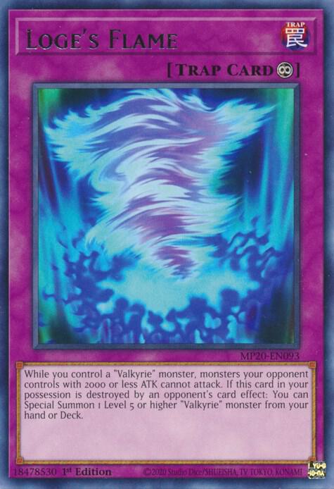 Loge's Flame (MP20-EN093) [Rare] - Yu-Gi-Oh!