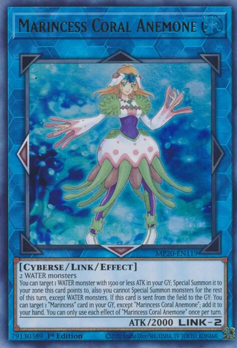 Marincess Coral Anemone (MP20-EN119) [Ultra Rare] - Yu-Gi-Oh!