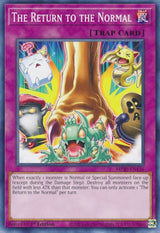 The Return to the Normal (MP20-EN136) [Common] - Yu-Gi-Oh!