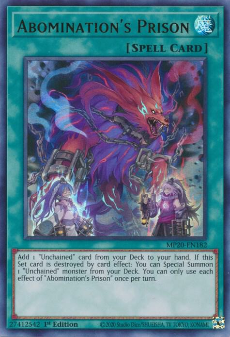 Abomination's Prison (MP20-EN182) [Ultra Rare] - Yu-Gi-Oh!