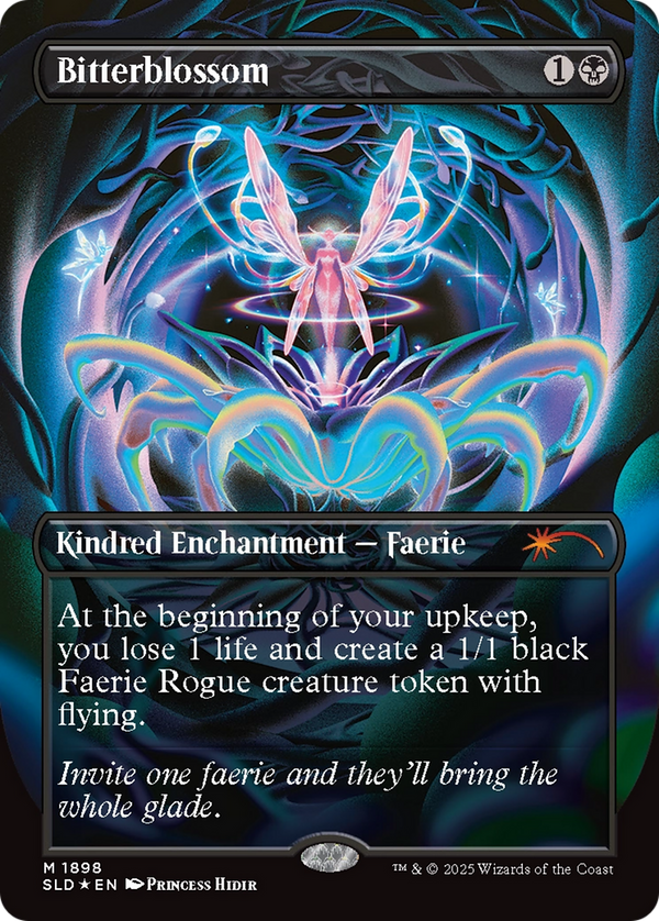 Bitterblossom (Double Rainbow Foil) [Secret Lair Drop Series] - Magic: The Gathering