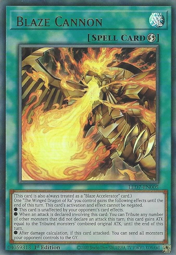 Blaze Cannon (LED7-EN005) [Ultra Rare] - Yu-Gi-Oh!