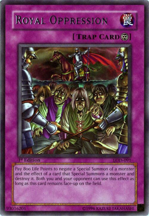 Royal Oppression (LOD-091) [Rare] - Yu-Gi-Oh!