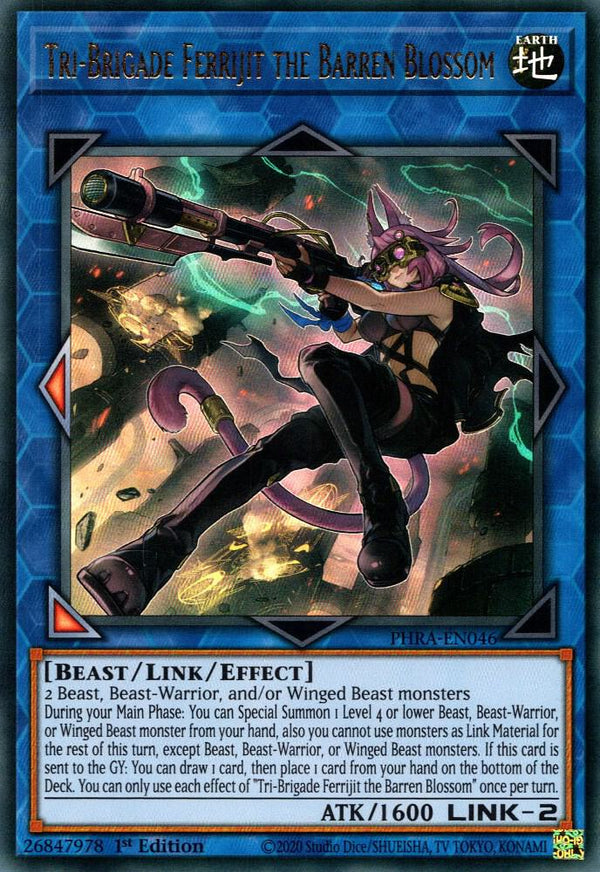 Tri-Brigade Ferrijit the Barren Blossom (PHRA-EN046) [Ultra Rare] - Yu-Gi-Oh!