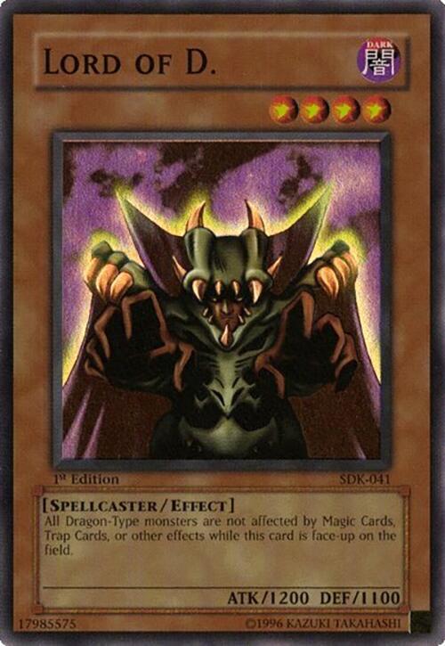 Lord of D. (SDK-041) [Super Rare] - Yu-Gi-Oh!