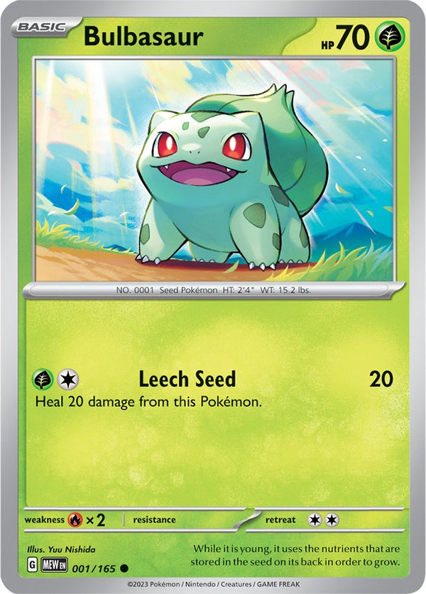 Bulbasaur (001/165) [Scarlet & Violet 151] - Pokémon