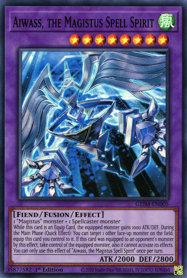 Aiwass, the Magistus Spell Spirit (GEIM-EN005) [Super Rare] - Yu-Gi-Oh!