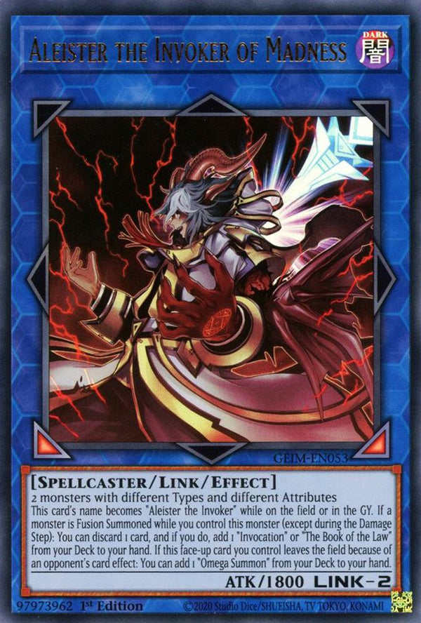 Aleister the Invoker of Madness (GEIM-EN053) [Ultra Rare] - Yu-Gi-Oh!
