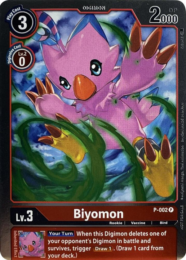 Biyomon - P-002 - Digimon Card Game