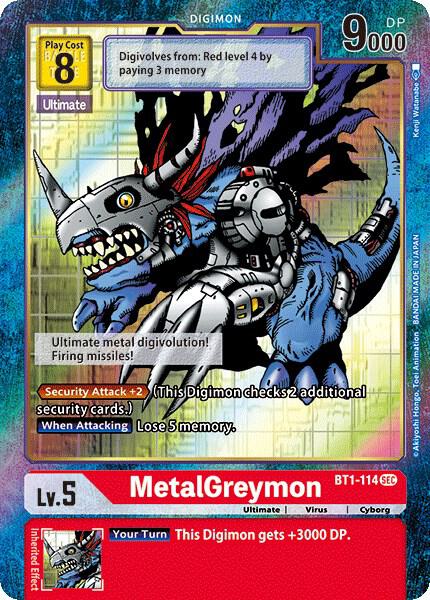 MetalGreymon (Secret Rare) (Alternate Art)