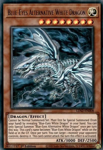 Blue-Eyes Alternative White Dragon (LDS2-EN008) [Ultra Rare] - Yu-Gi-Oh!