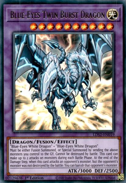 Blue-Eyes Twin Burst Dragon (LDS2-EN019) [Ultra Rare] - Yu-Gi-Oh!