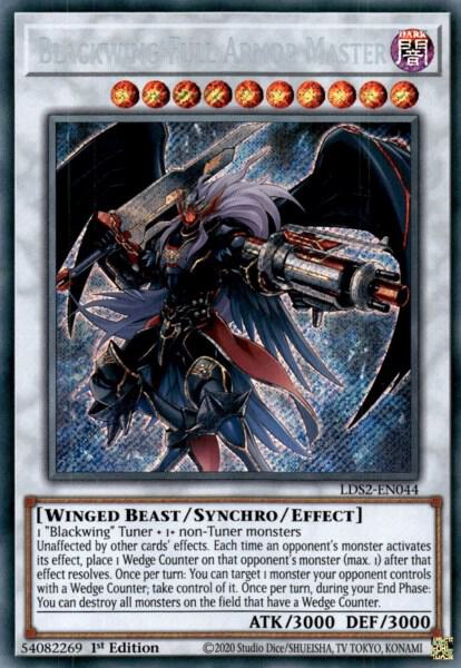 Blackwing Full Armor Master (LDS2-EN044) [Secret Rare] - Yu-Gi-Oh!