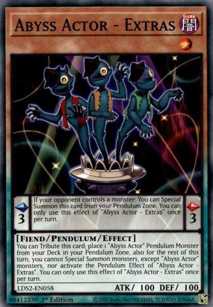 Abyss Actor - Extras (LDS2-EN058) [Common] - Yu-Gi-Oh!