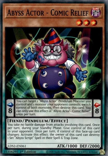 Abyss Actor - Comic Relief (LDS2-EN061) [Common] - Yu-Gi-Oh!