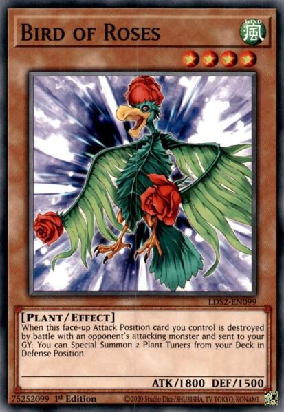 Bird of Roses (LDS2-EN099) [Common] - Yu-Gi-Oh!