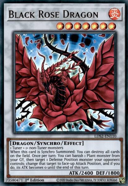 Black Rose Dragon (LDS2-EN110) [Ultra Rare] - Yu-Gi-Oh!