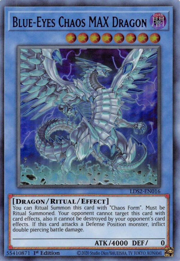 Blue-Eyes Chaos MAX Dragon (Purple) (LDS2-EN016) [Ultra Rare] - Yu-Gi-Oh!