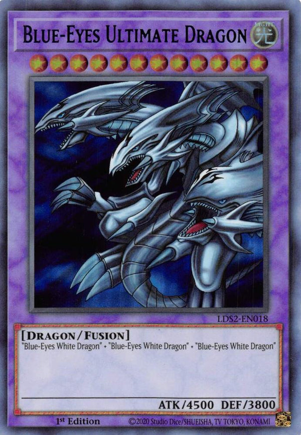 Blue-Eyes Ultimate Dragon (Blue) (LDS2-EN018) [Ultra Rare] - Yu-Gi-Oh!