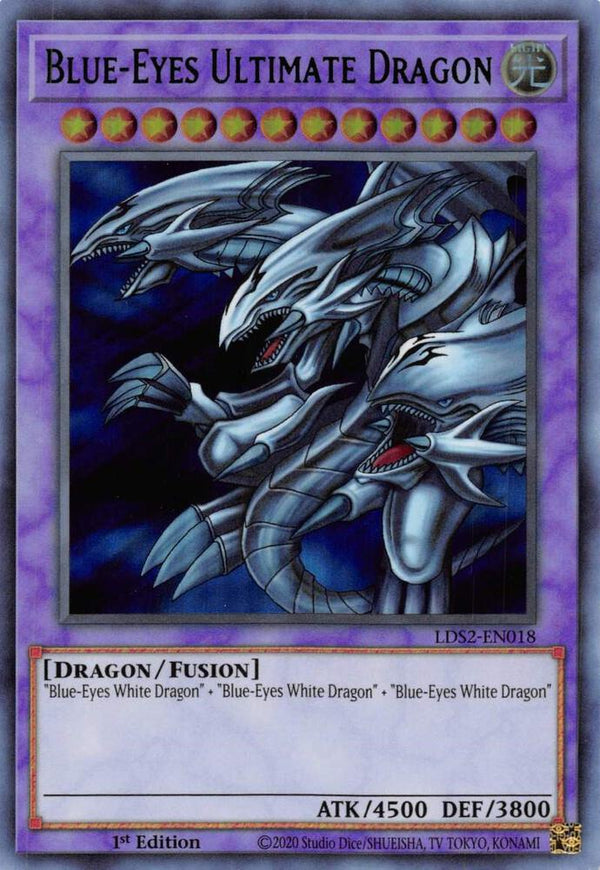 Blue-Eyes Ultimate Dragon (Green) (LDS2-EN018) [Ultra Rare] - Yu-Gi-Oh!