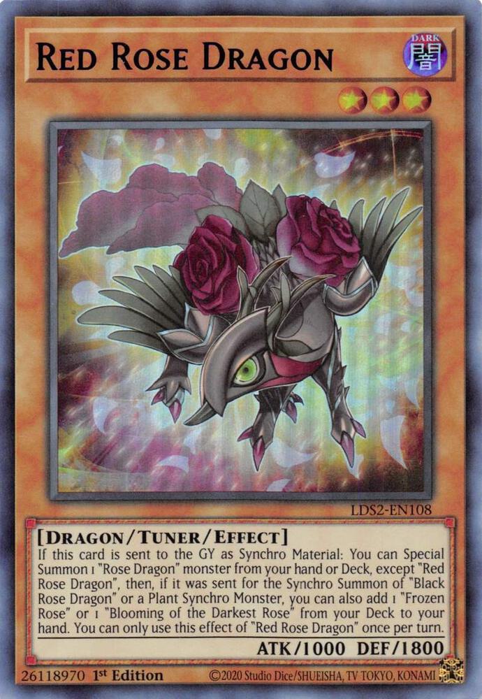 Red Rose Dragon (Purple)