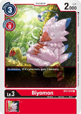 Biyomon - BT2-010 - Digimon Card Game