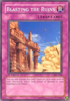 Blasting the Ruins (IOC-048) [Common] - Yu-Gi-Oh!