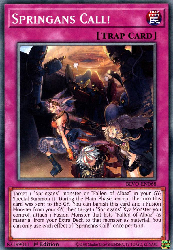 Springans Call! (BLVO-EN068) [Common] - Yu-Gi-Oh!