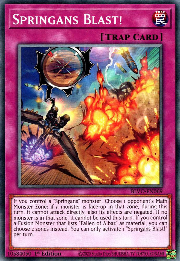 Springans Blast! (BLVO-EN069) [Common] - Yu-Gi-Oh!