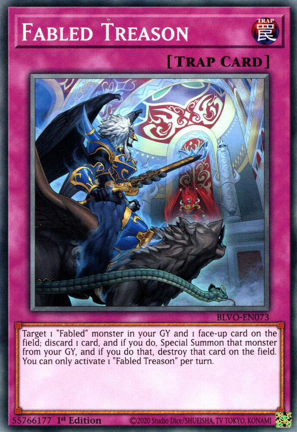 Fabled Treason (BLVO-EN073) [Common] - Yu-Gi-Oh!