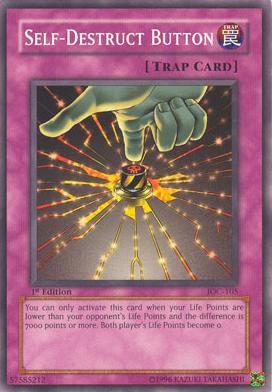 Self-Destruct Button (IOC-105) [Common] - Yu-Gi-Oh!