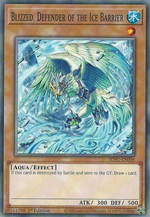 Blizzed, Defender of the Ice Barrier (SDFC-EN006) [Common] - Yu-Gi-Oh!
