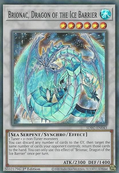Brionac, Dragon of the Ice Barrier (SDFC-EN043) [Super Rare] - Yu-Gi-Oh!