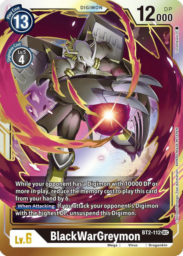 BlackWarGreymon - Digimon Card Game