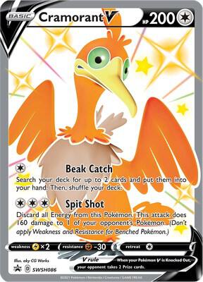 Cramorant V - SWSH086 - Pokémon