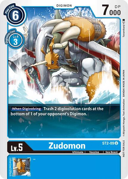 Zudomon - ST2-09 (Tamer Battle Pack 1)