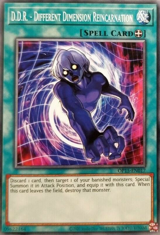 D.D.R. - Different Dimension Reincarnation (OP15-EN017) [Common] - Yu-Gi-Oh!