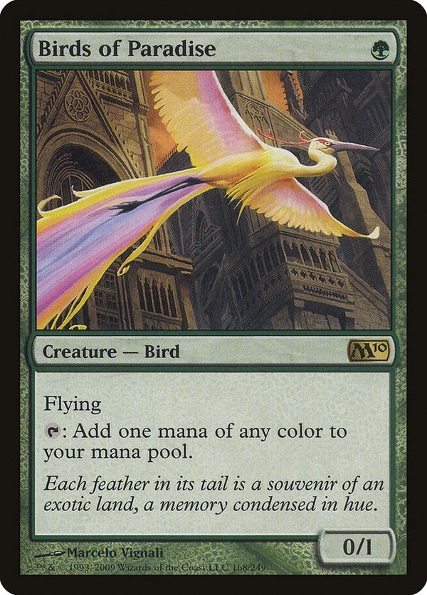 Birds of Paradise [Magic 2010] - Magic: The Gathering