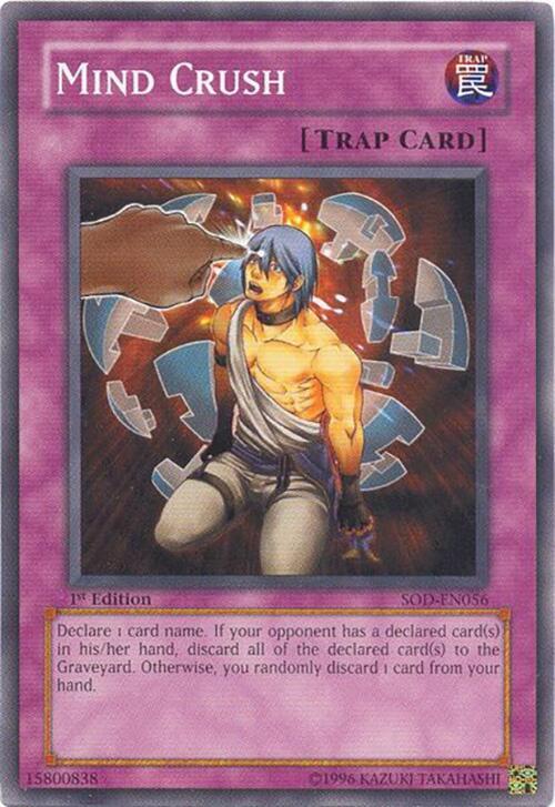 Mind Crush (SOD-EN056) [Common] - Yu-Gi-Oh!