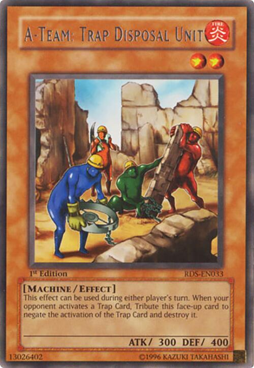 A-Team: Trap Disposal Unit (RDS-EN033) [Rare] - Yu-Gi-Oh!