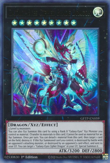 Galaxy-Eyes Cipher Blade Dragon (GFTP-EN059) [Ultra Rare] - Yu-Gi-Oh!