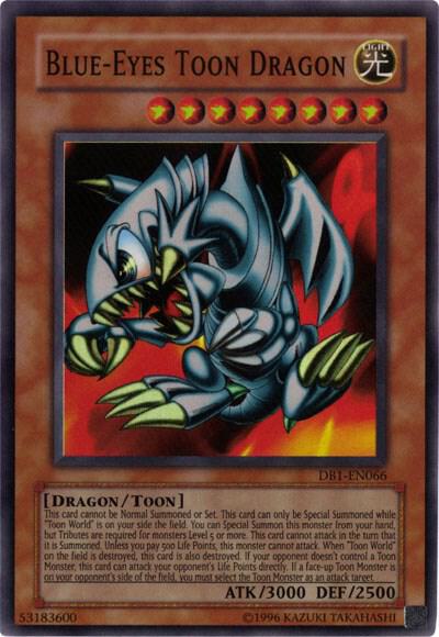 Blue-Eyes Toon Dragon (DB1-EN066) [Super Rare] - Yu-Gi-Oh!