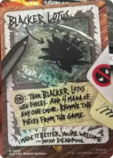 Blacker Lotus (Rainbow Foil) [Secret Lair Drop Series] - Magic: The Gathering