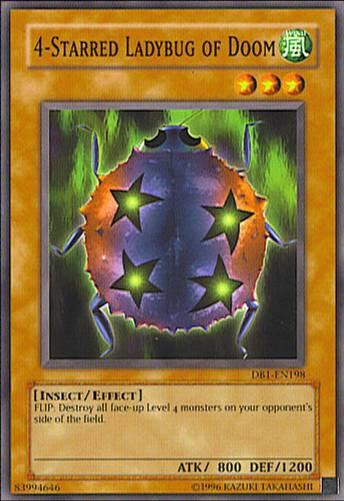 4-Starred Ladybug of Doom (DB1-EN198) [Common] - Yu-Gi-Oh!
