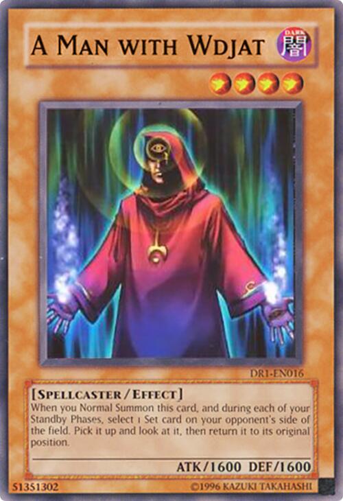 A Man with Wdjat (DR1-EN016) [Common] - Yu-Gi-Oh!